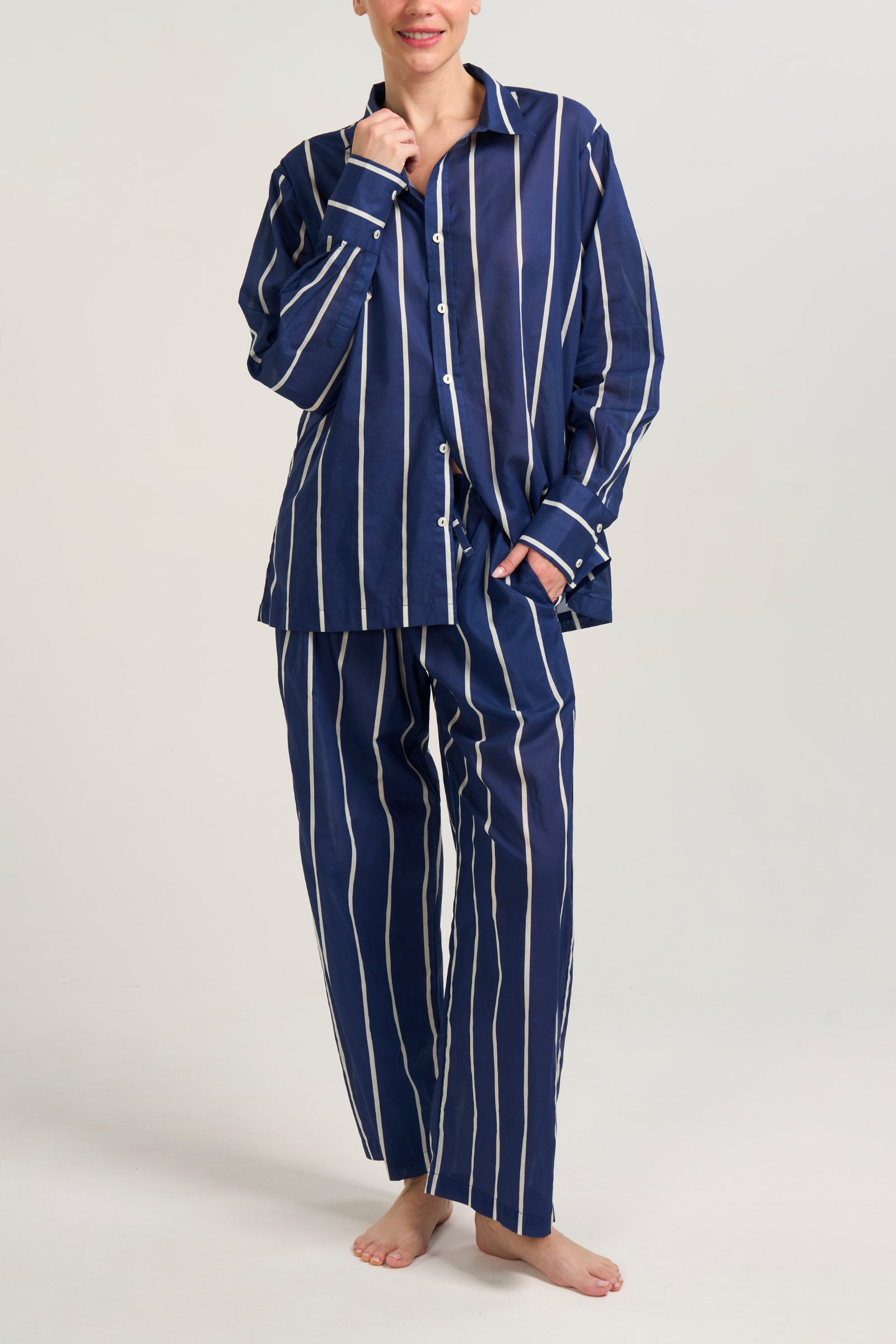 Oversized Lounge Set - Marseille Stripe