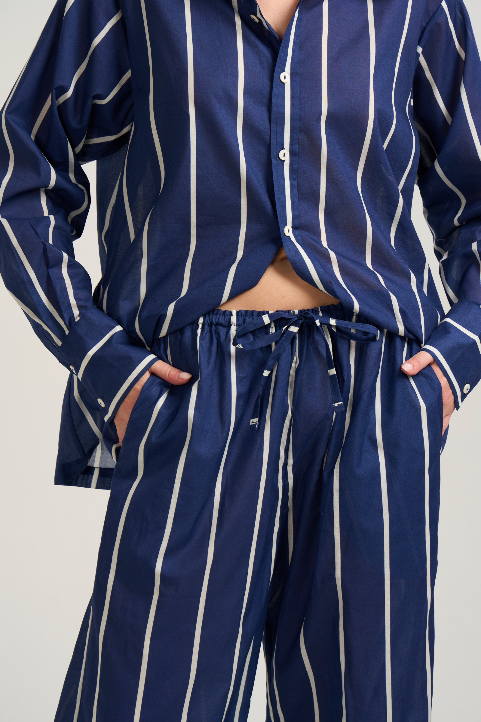 Oversized Lounge Set - Marseille Stripe
