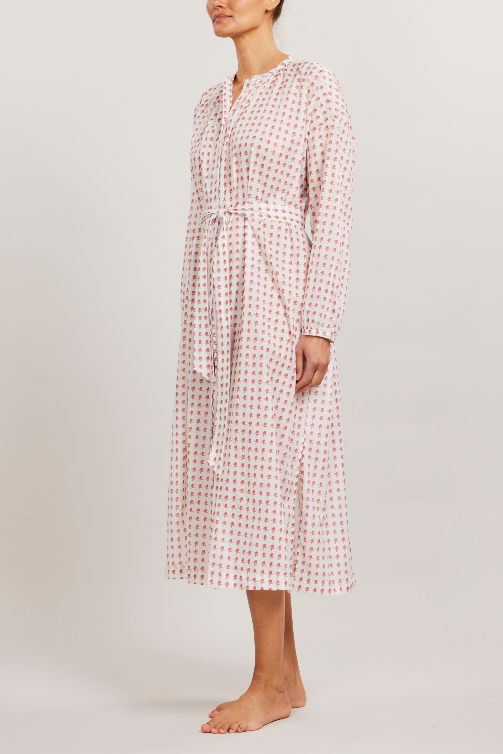 Mona Button Front Dress - Wildflower