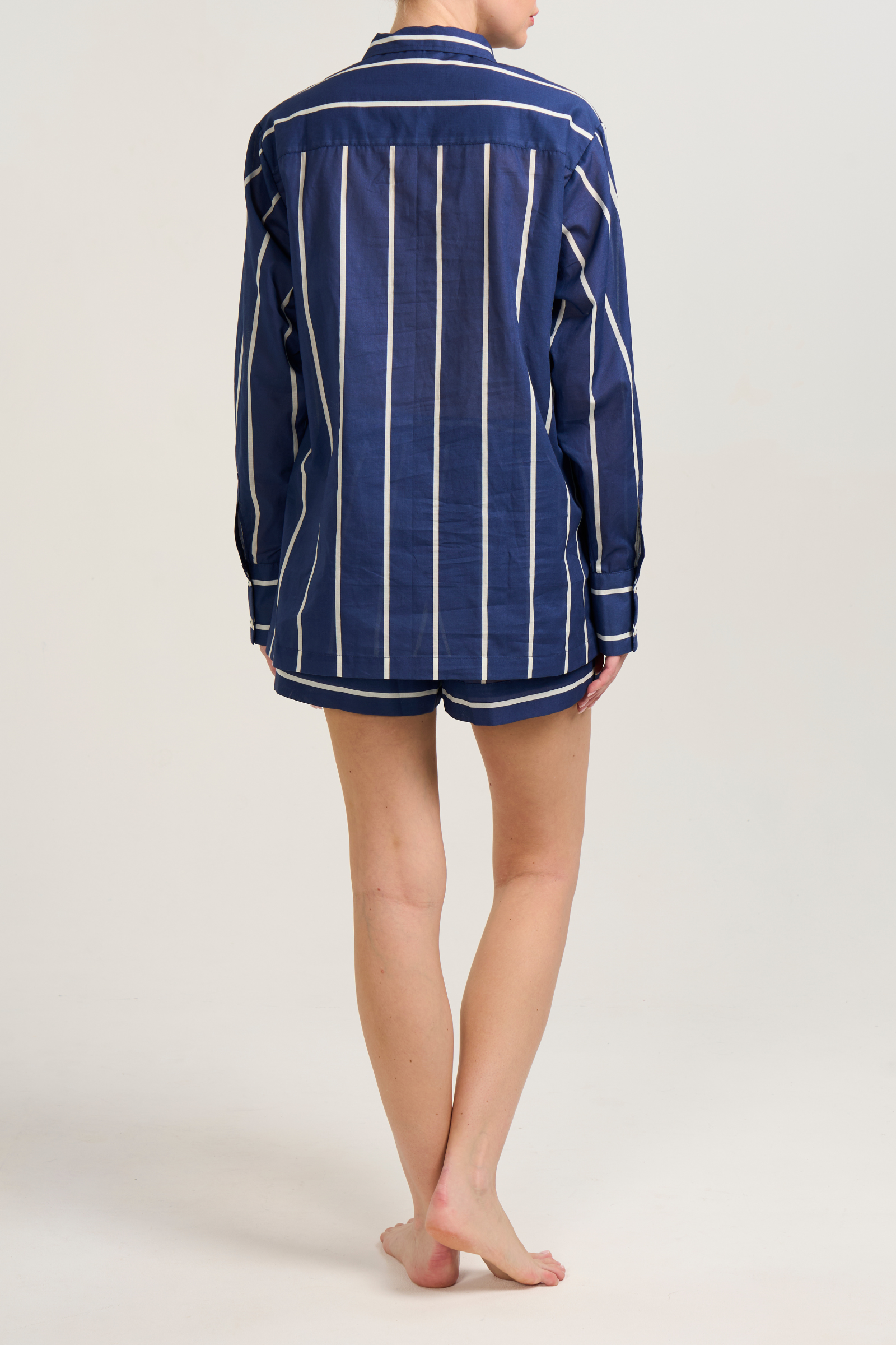 Oversize Short Set - Marseille Stripe