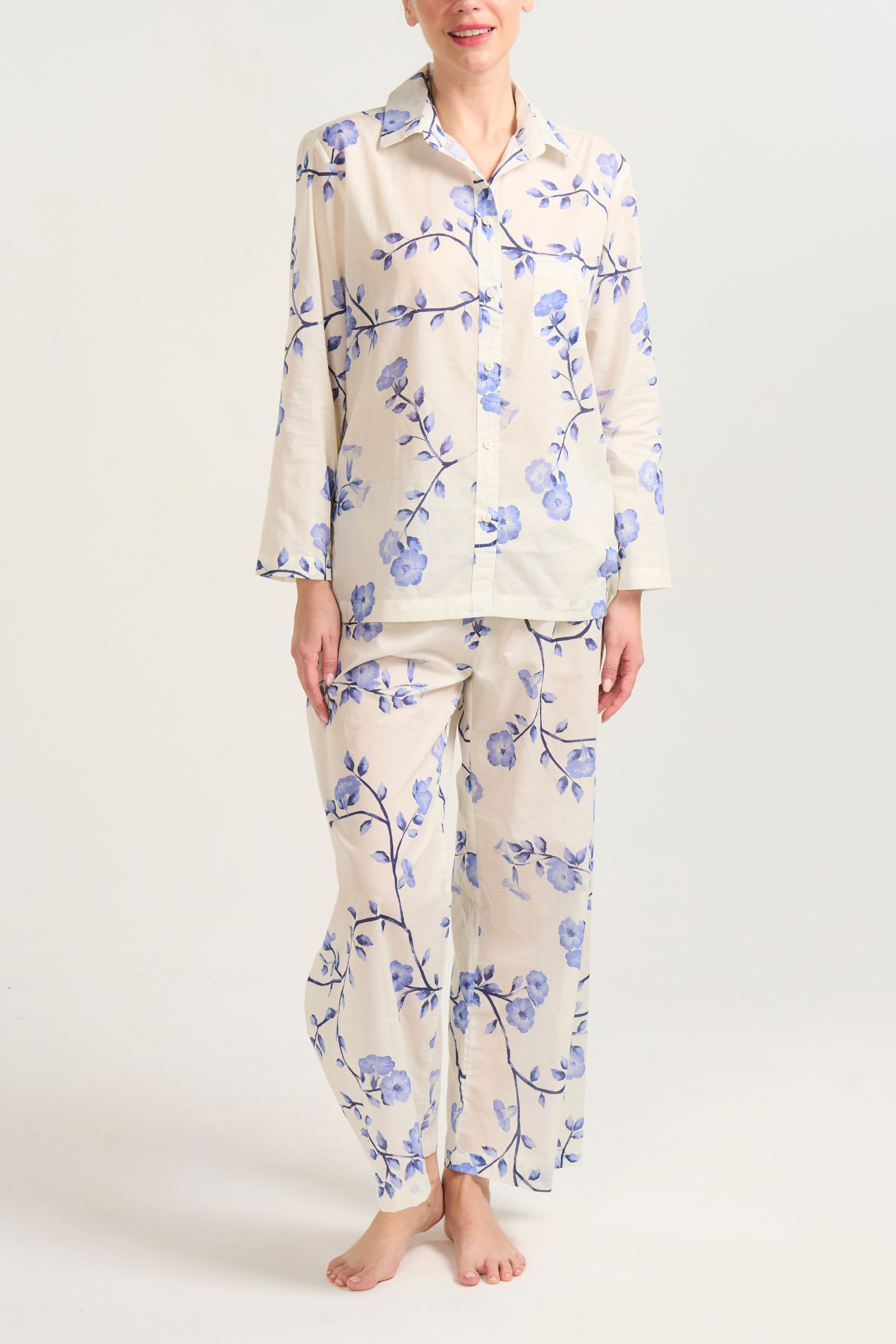 Long Sleeve Pajama Set - Riviera Bloom
