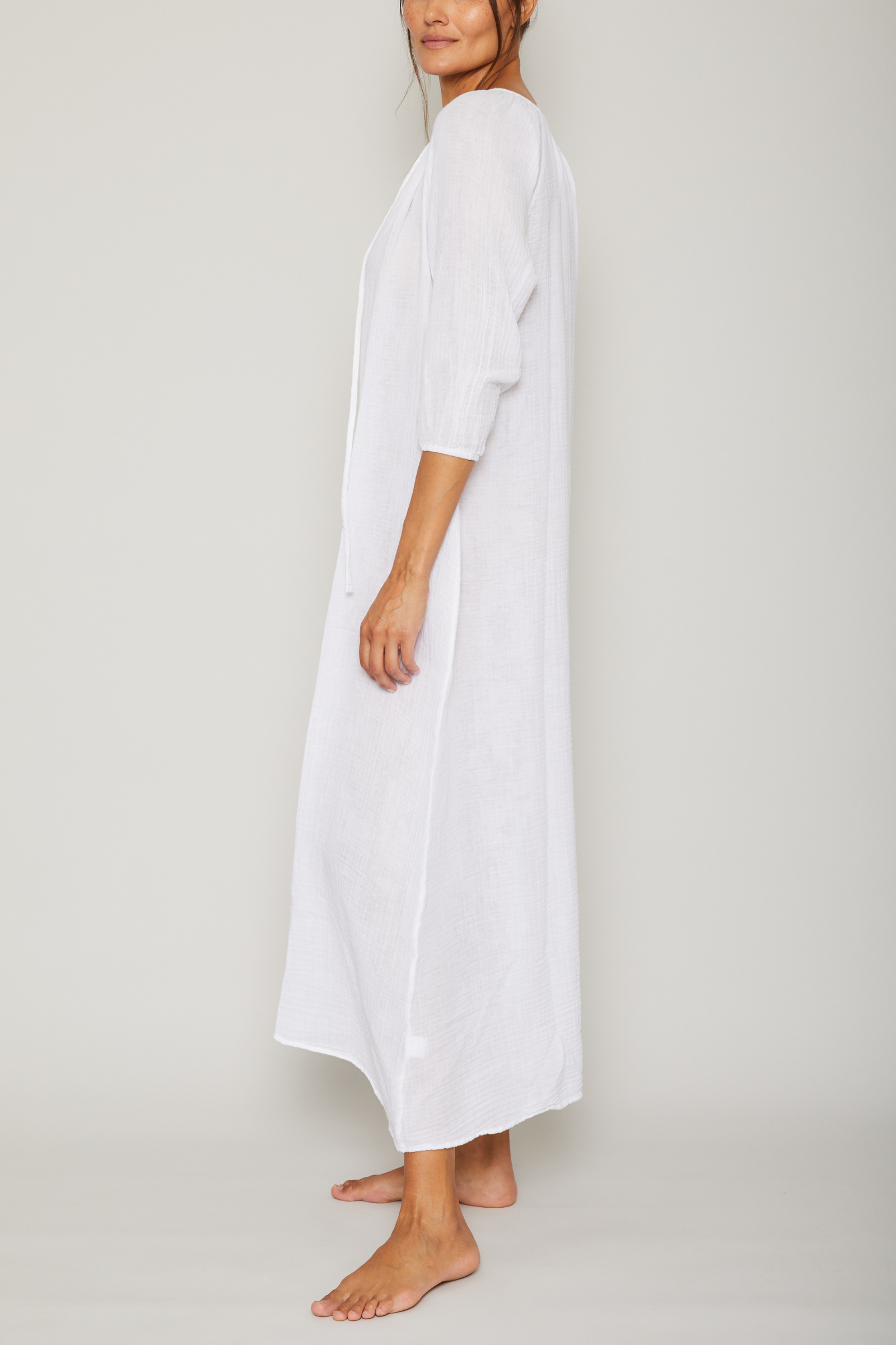 Angel Long Gauze Kaftan