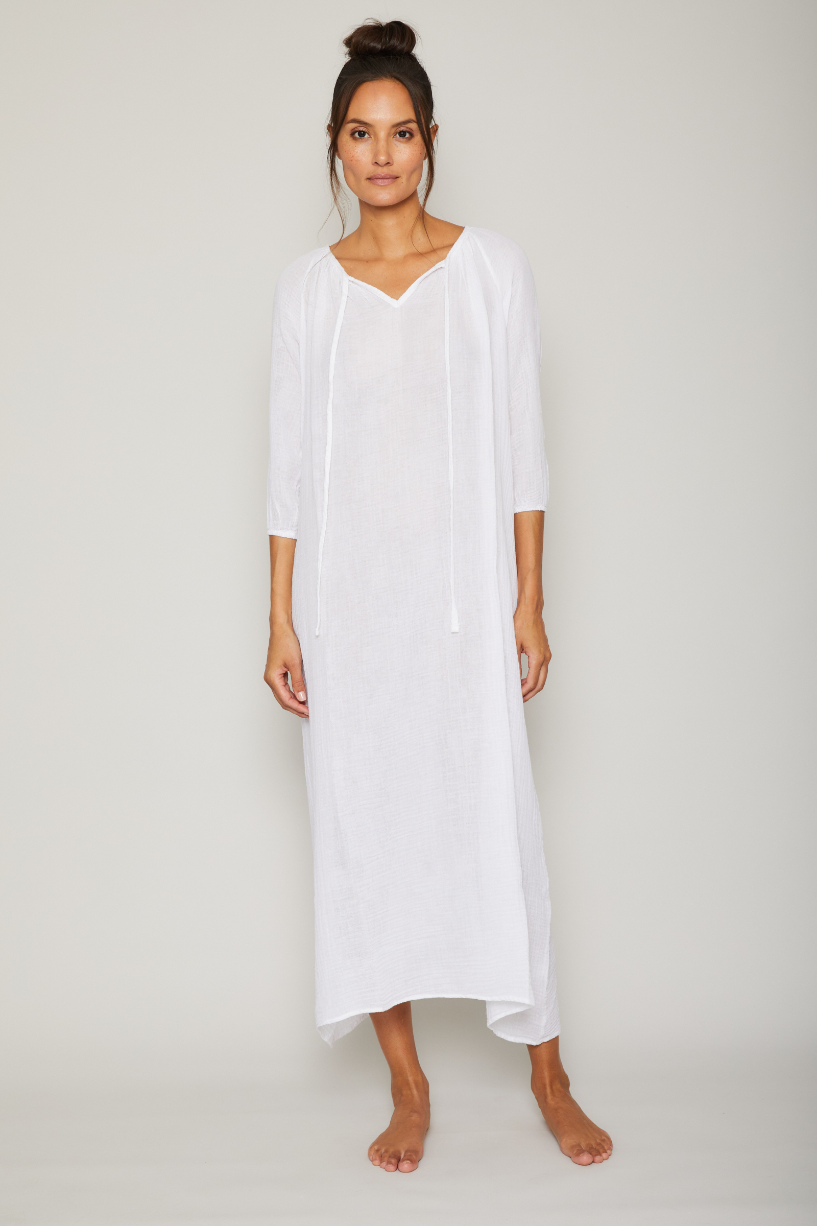 Angel Long Gauze Kaftan