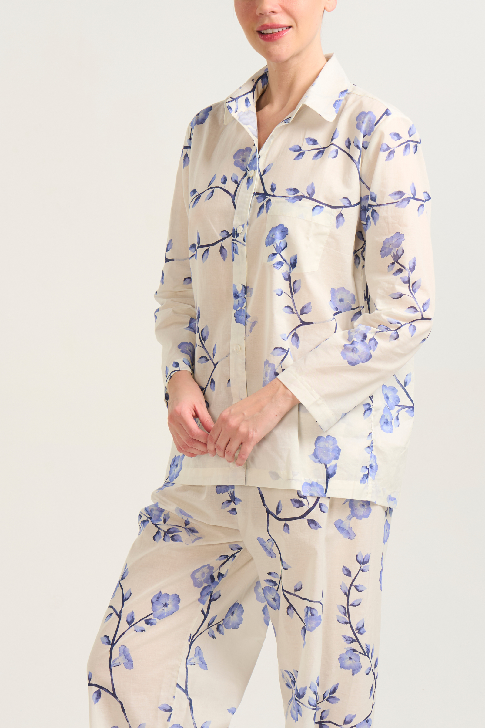 Long Sleeve Pajama Set - Riviera Bloom